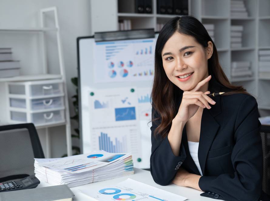 An experienced CPA New York reviews tax documents and business financial records.